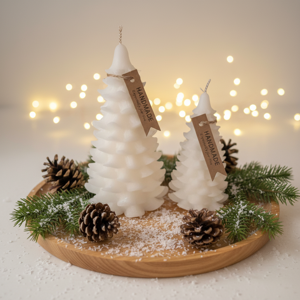 Christmas Tree Pillar Set